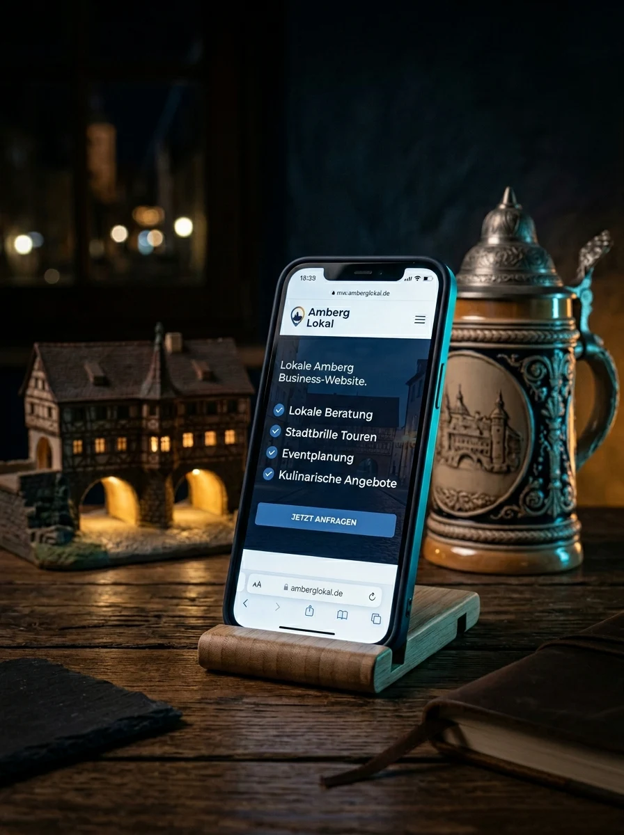 Webdesign Amberg, lokale Unternehmen online sichtbar machen