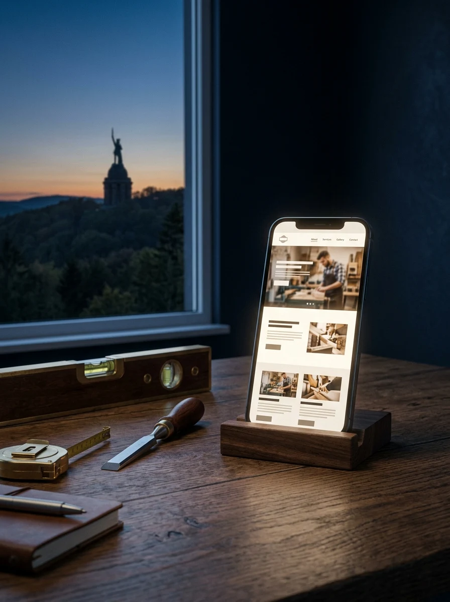 Webdesign Detmold, lokale Unternehmen online sichtbar machen