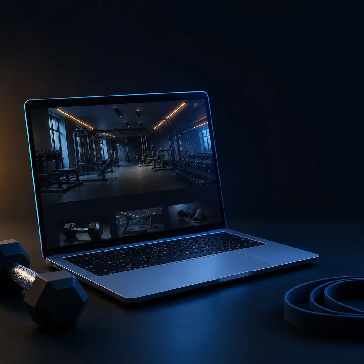 Fitnessstudio-Webseite mit lokalem SEO und Online-Anmeldung von BroDesigns