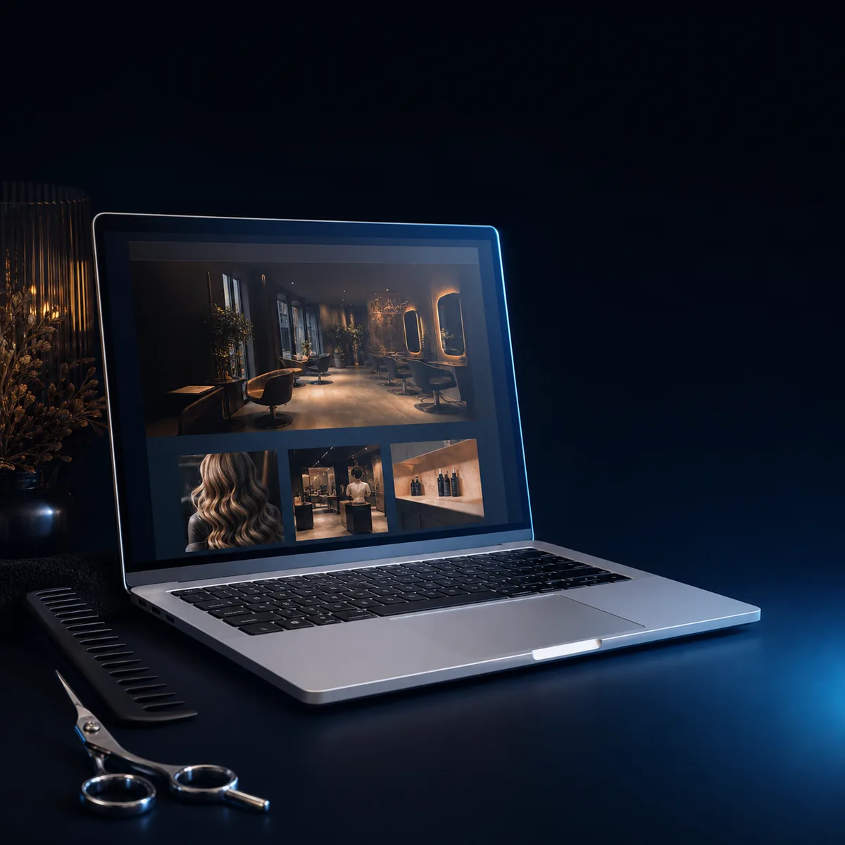 Friseur-Webseite mit lokalem SEO und Online-Terminbuchung von BroDesigns