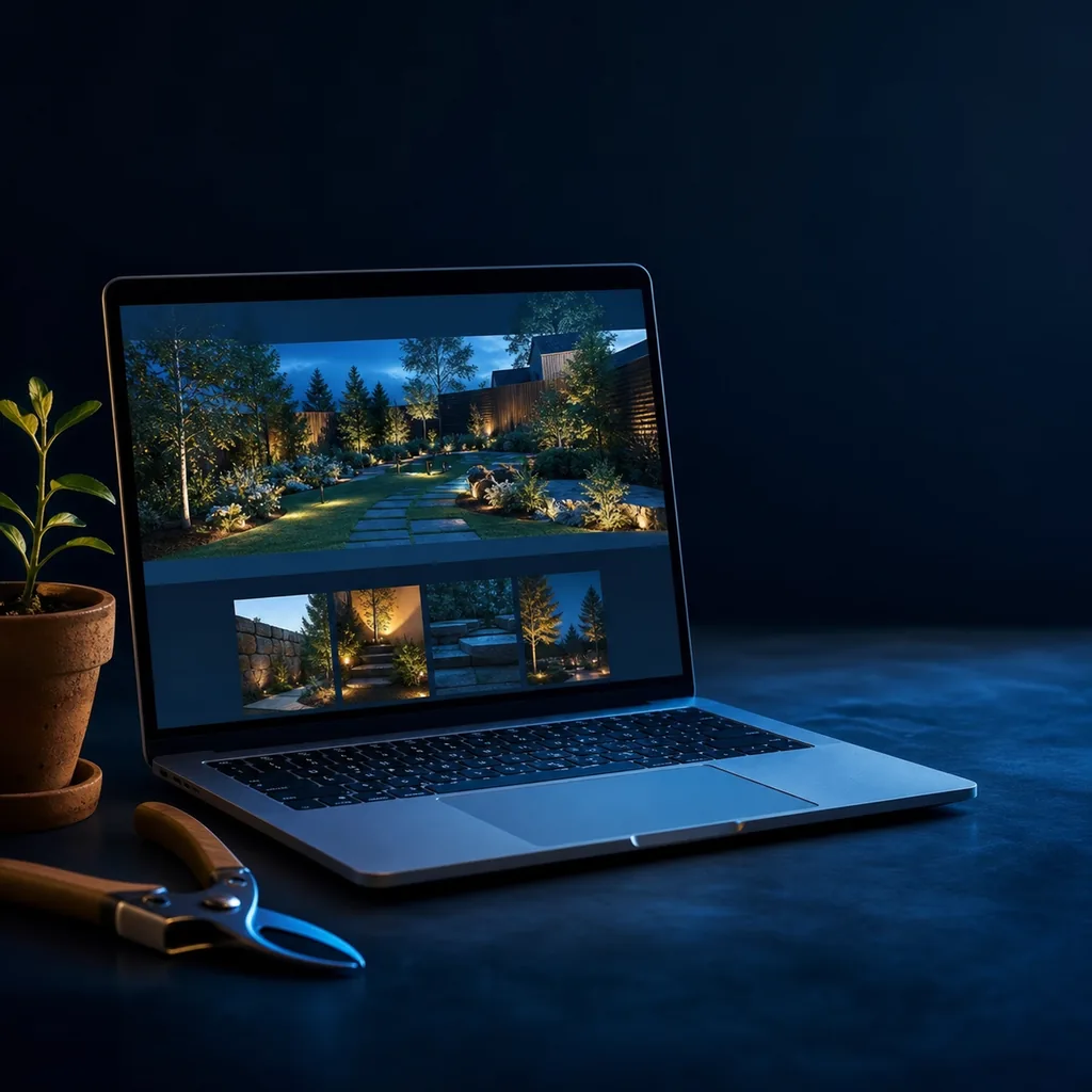 Webseite für Garten- und Landschaftsbau mit lokalem SEO von BroDesigns