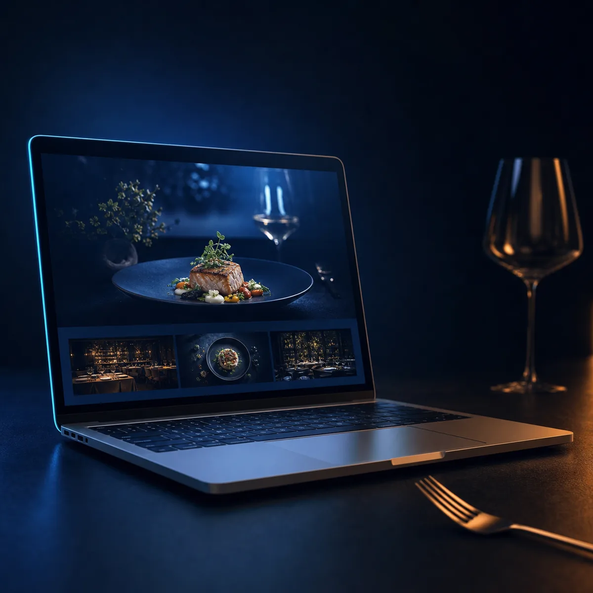 Restaurant-Webseite mit lokalem SEO und Online-Reservierung von BroDesigns