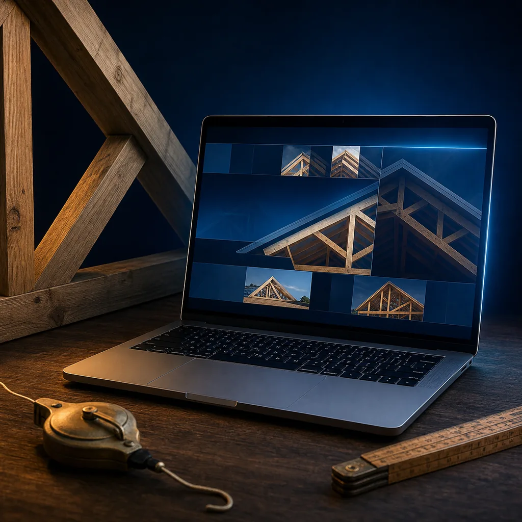Zimmerer-Webseite mit lokaler Sichtbarkeit bei Google von BroDesigns