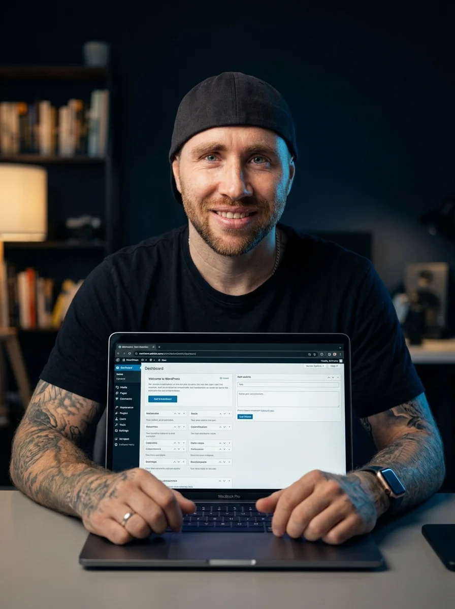 WordPress-Hilfe Buchung mit Leo Brockhausen – WordPress-Experte bei BroDesigns