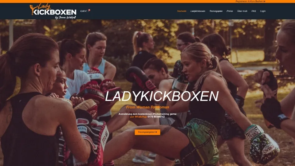 Ladykickboxen – BroDesigns Referenz