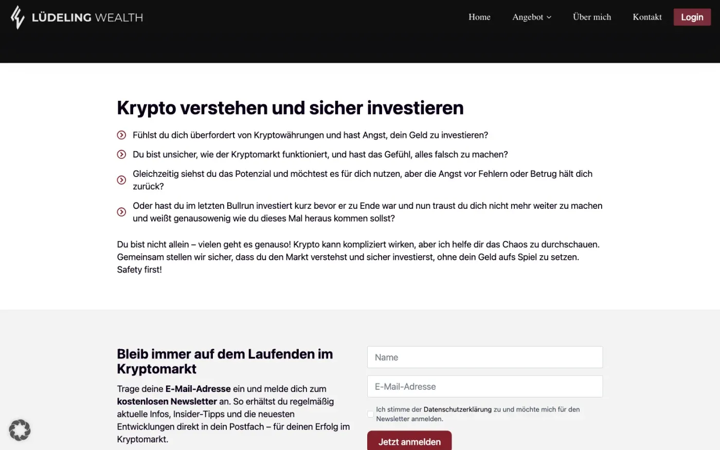 Newsletter-Anmeldung