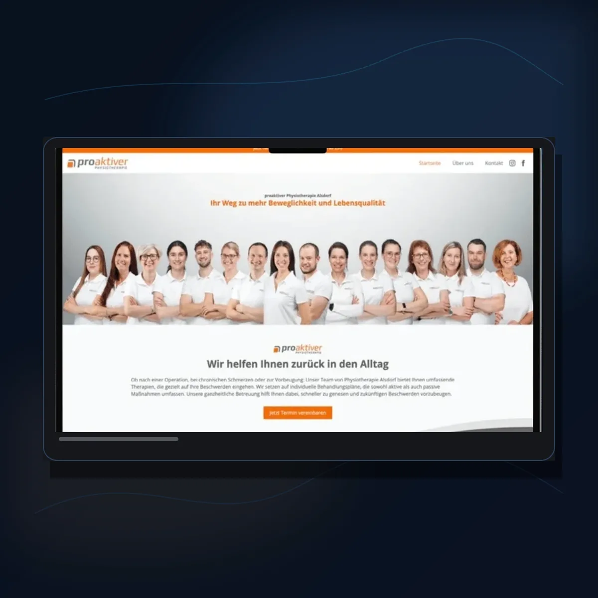 Website-Detailansicht