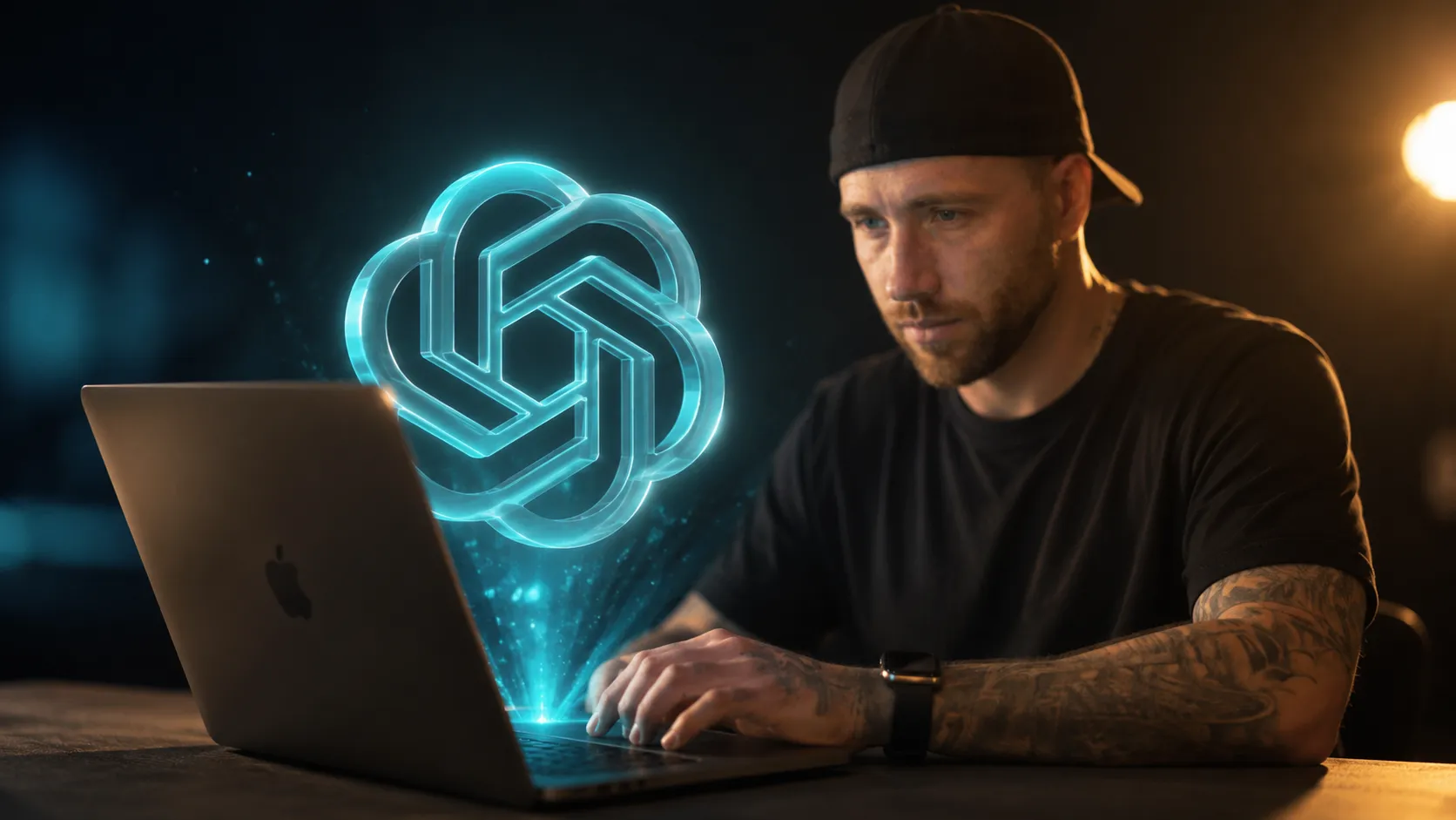 Social Media Posts mit ChatGPT erstellen, Laptop mit Content-Planung