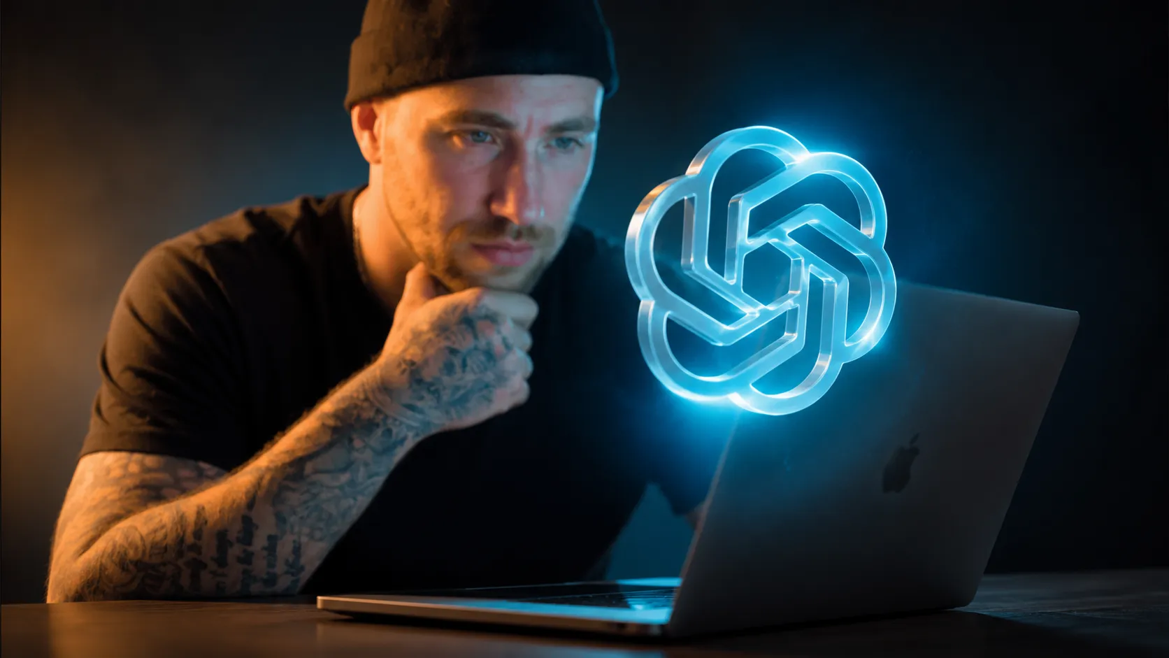 Beispiel-Prompts für Instagram und LinkedIn in ChatGPT, Bildschirmansicht mit Textgenerierung