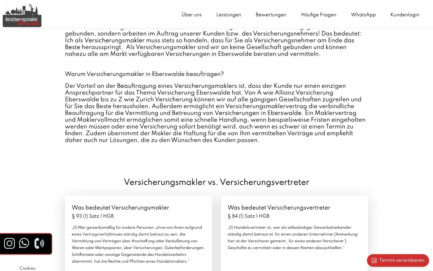 Versicherungsmakler vs. Versicherungsvertreter