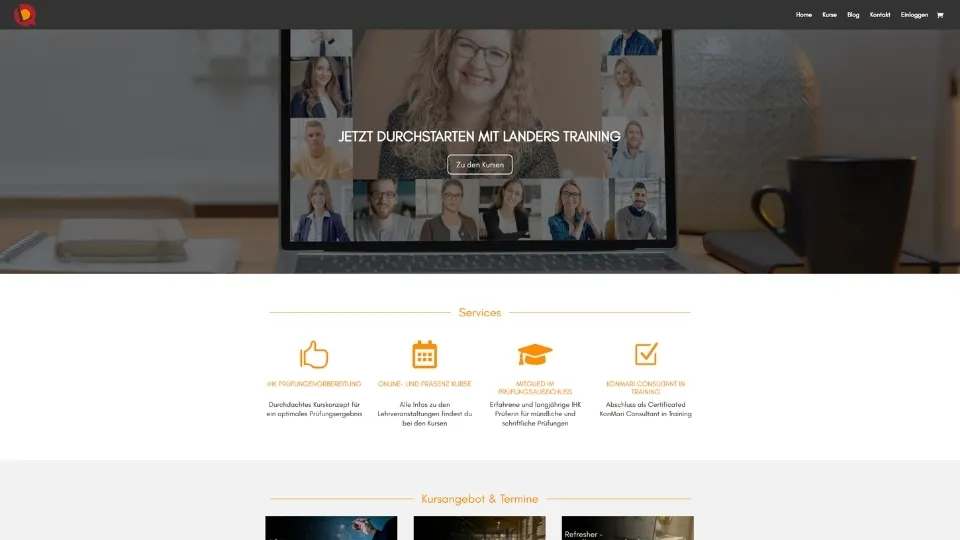 Landers Training – BroDesigns Referenz