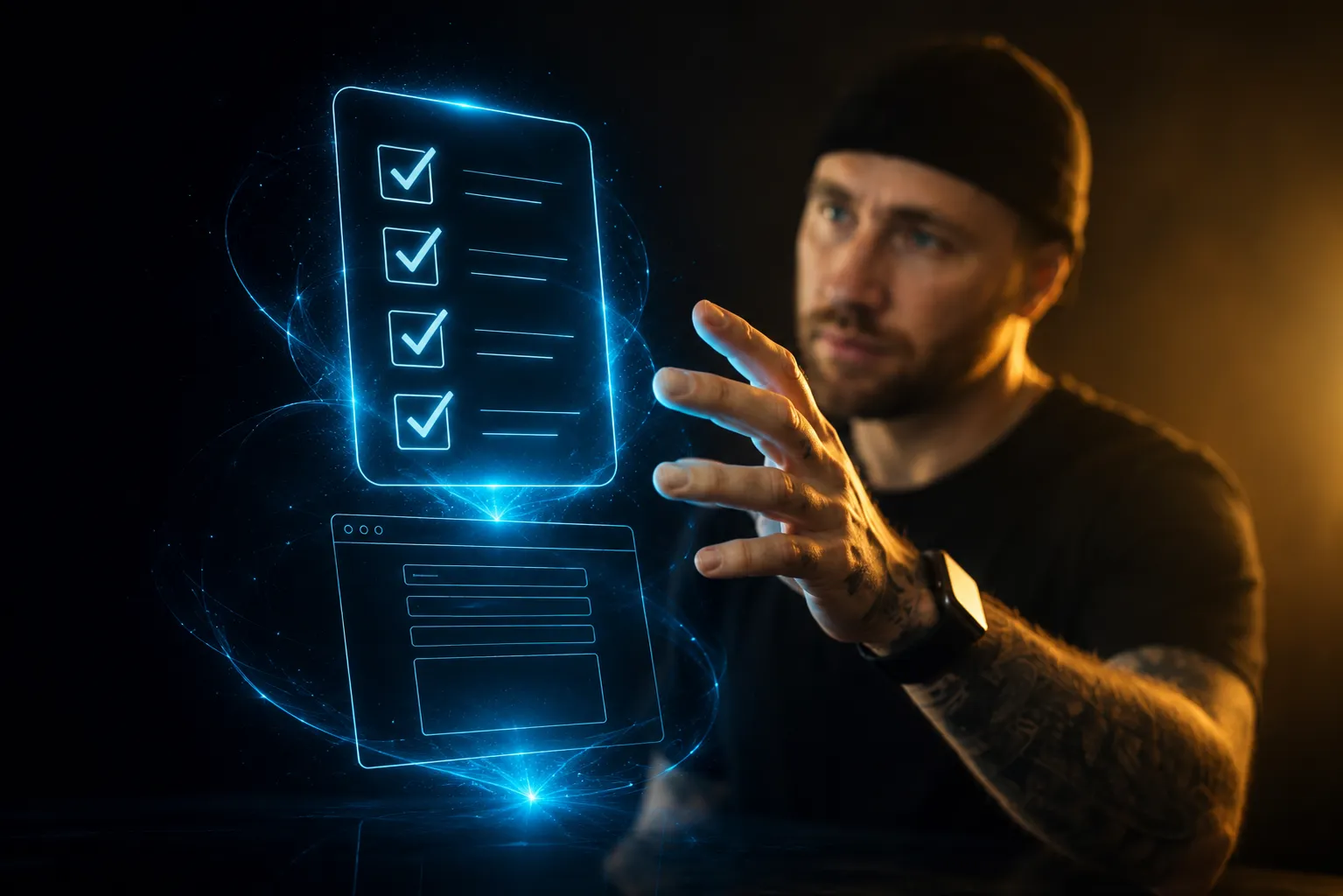 Nacharbeit an Datenschutzerklärung und Kontaktformular nach KI-Webseite
