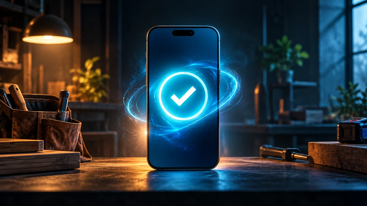 Symbol für Terminbuchung per Smartphone auf der Handwerker-Webseite