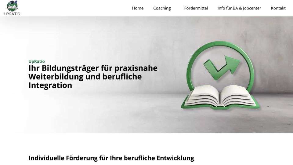 Webseite UpRatio