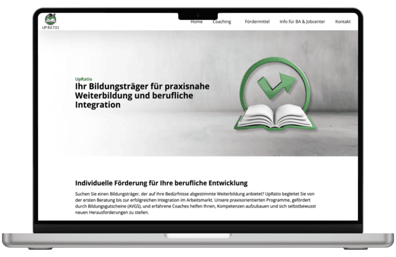 Webseite UpRatio