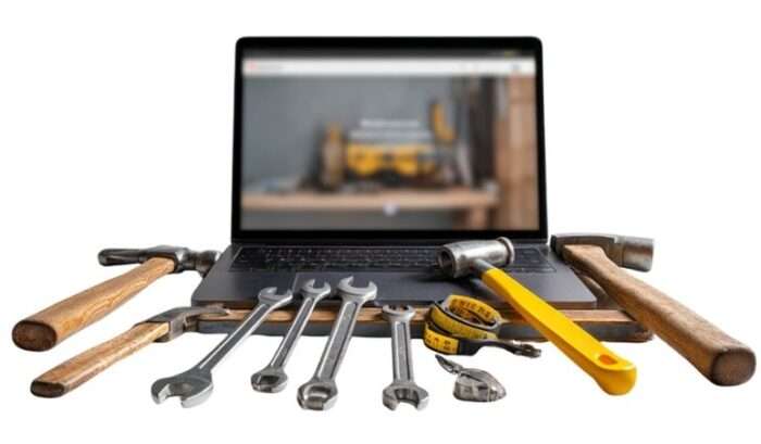 Webdesign fur Handwerker Warum Laptop