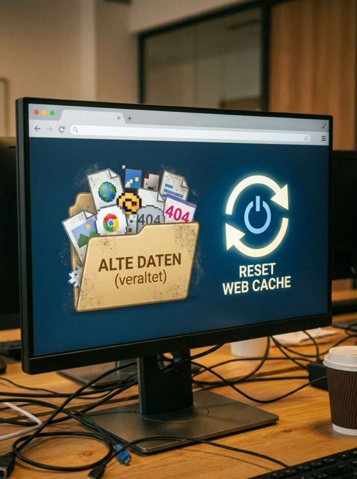Browser Cache leeren Ansicht