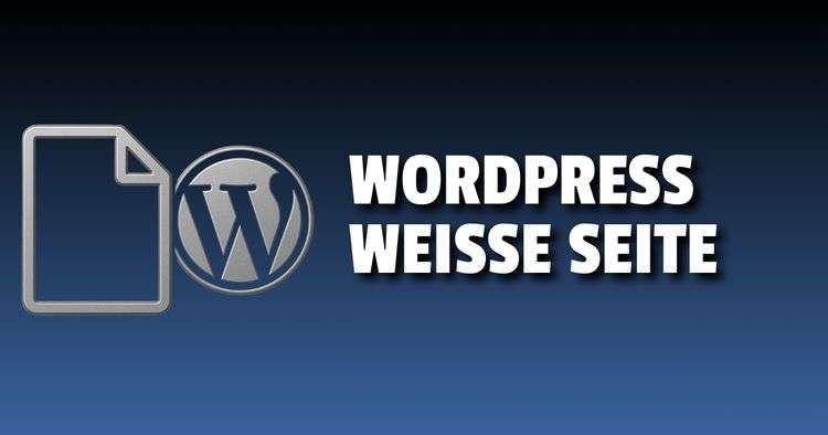 WordPress weie Seite 1